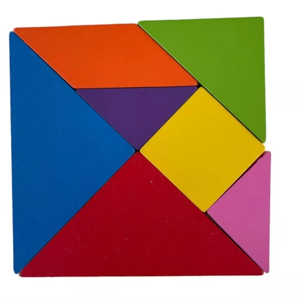 Bundle of Montessori School Home school‎ Manipulatives Tangram Shapes Puzzle